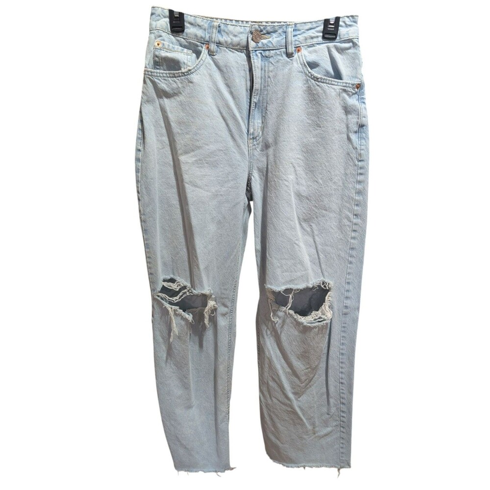 Garage Denim Women's Jeans - 7/28 - Street Wide Leg Distressed - Y2K - 28x31
